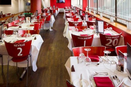 Red Café at Manchester United Football Club © Manchester United Football