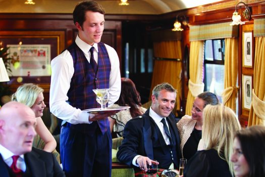 Belmond Royal Scotsman - Busy Bar Car ©Matt Hind