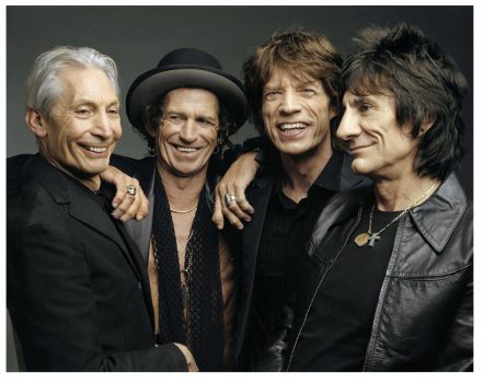 A portrait of the Rolling Stones for the Exhibitionism in London ©The Rolling Stones Exhibitionism / Rock 'n' Roll