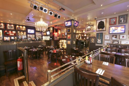 Hard rock upstairs ©HardcafeLondon