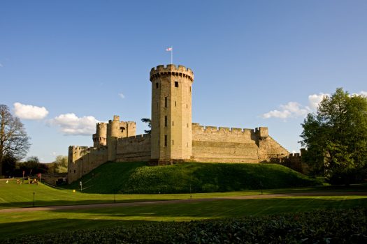 Warwick Castle, Warwickshire - East Front of Warwick Castle